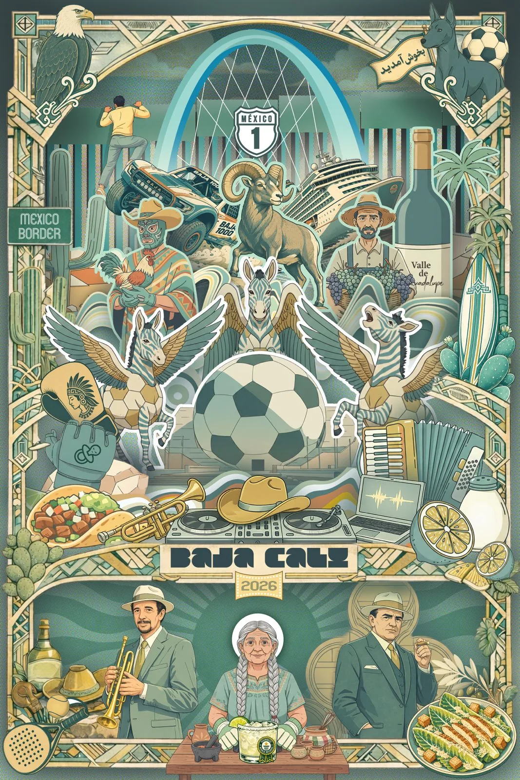 Sistema visual urbano para Mundial 2026